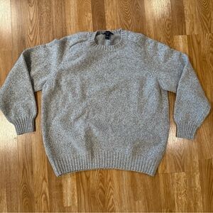 Blumarine Uomo Heather Gray Crewneck Sweater - XXL, but see measurements